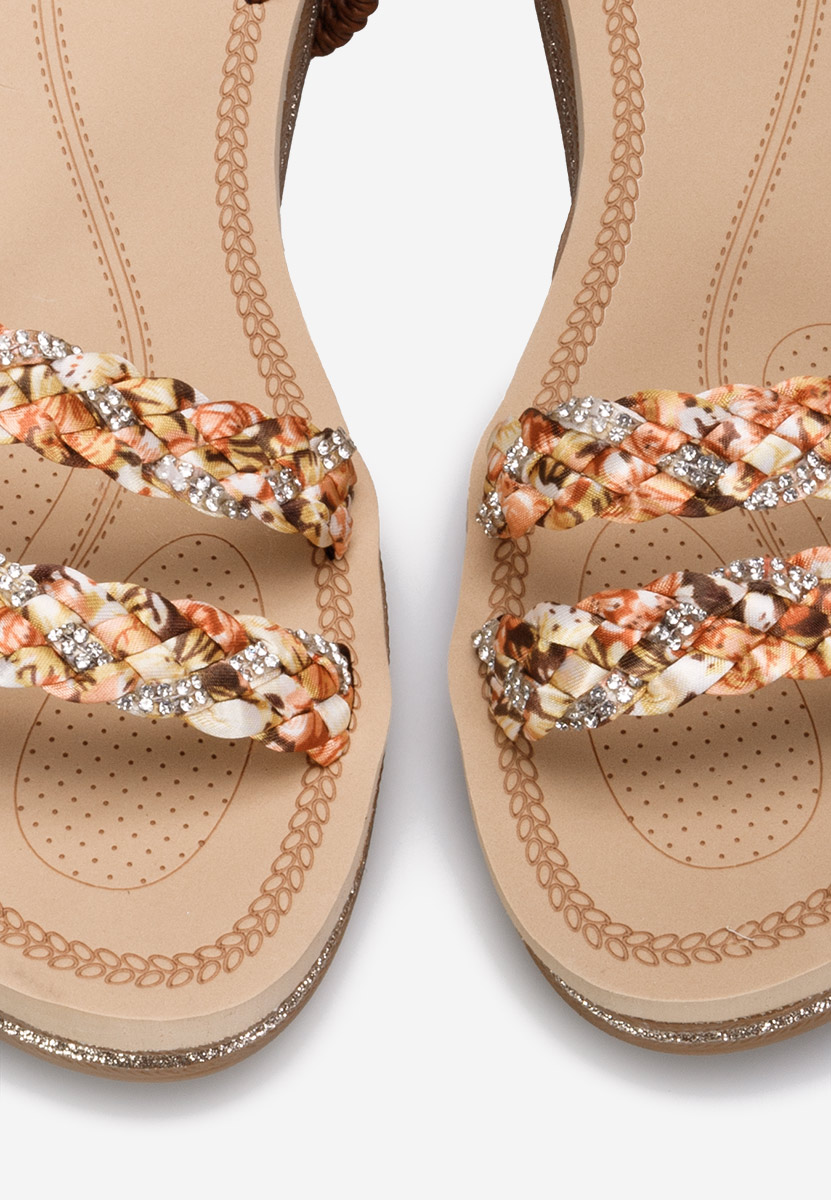 Γυναικεία σανδάλια Moniela ταμπά