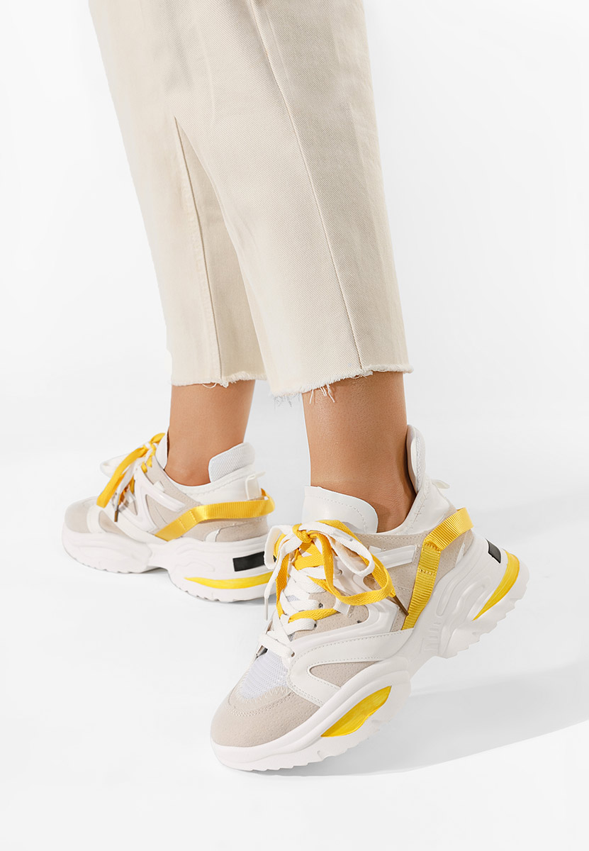 Sneakers γυναικεια μπεζ Knower V2