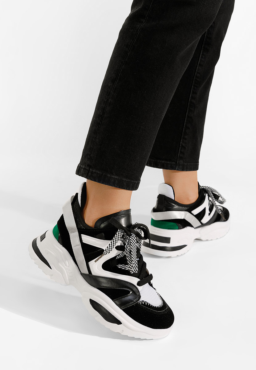 Sneakers γυναικεια μαύρα Knower