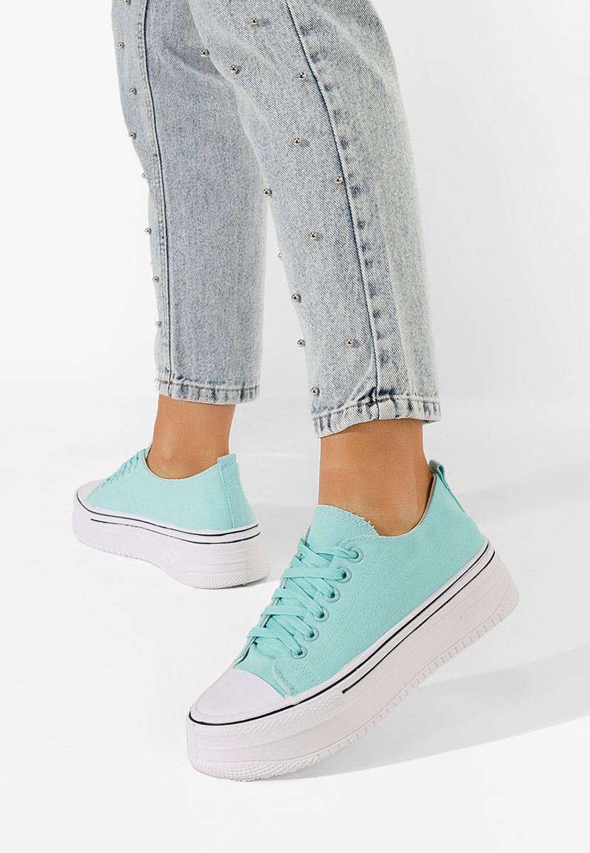 Γυναικεία sneakers Loleta τυρκουαζ