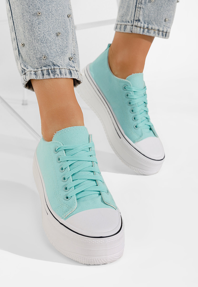 Γυναικεία sneakers Loleta τυρκουαζ