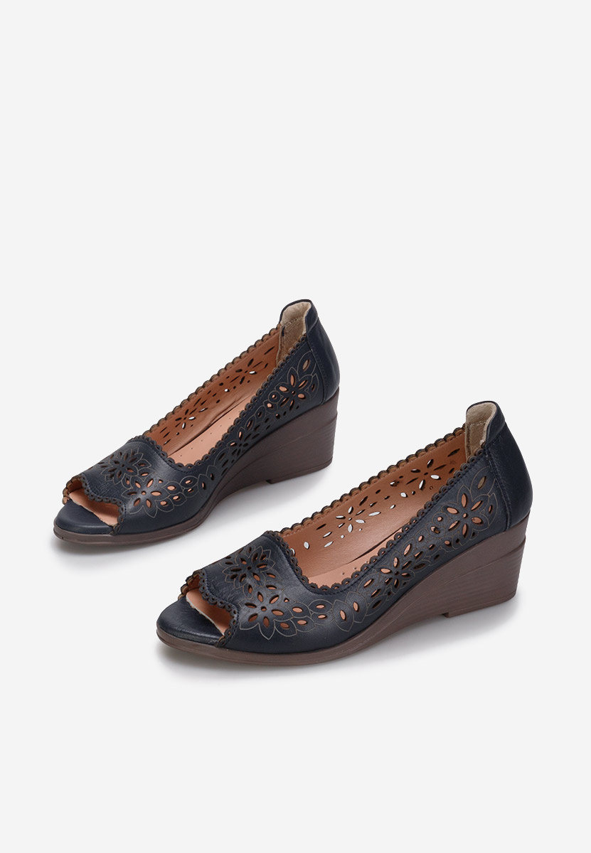 Δερμάτινα παπούτσια Amabella Νειβι