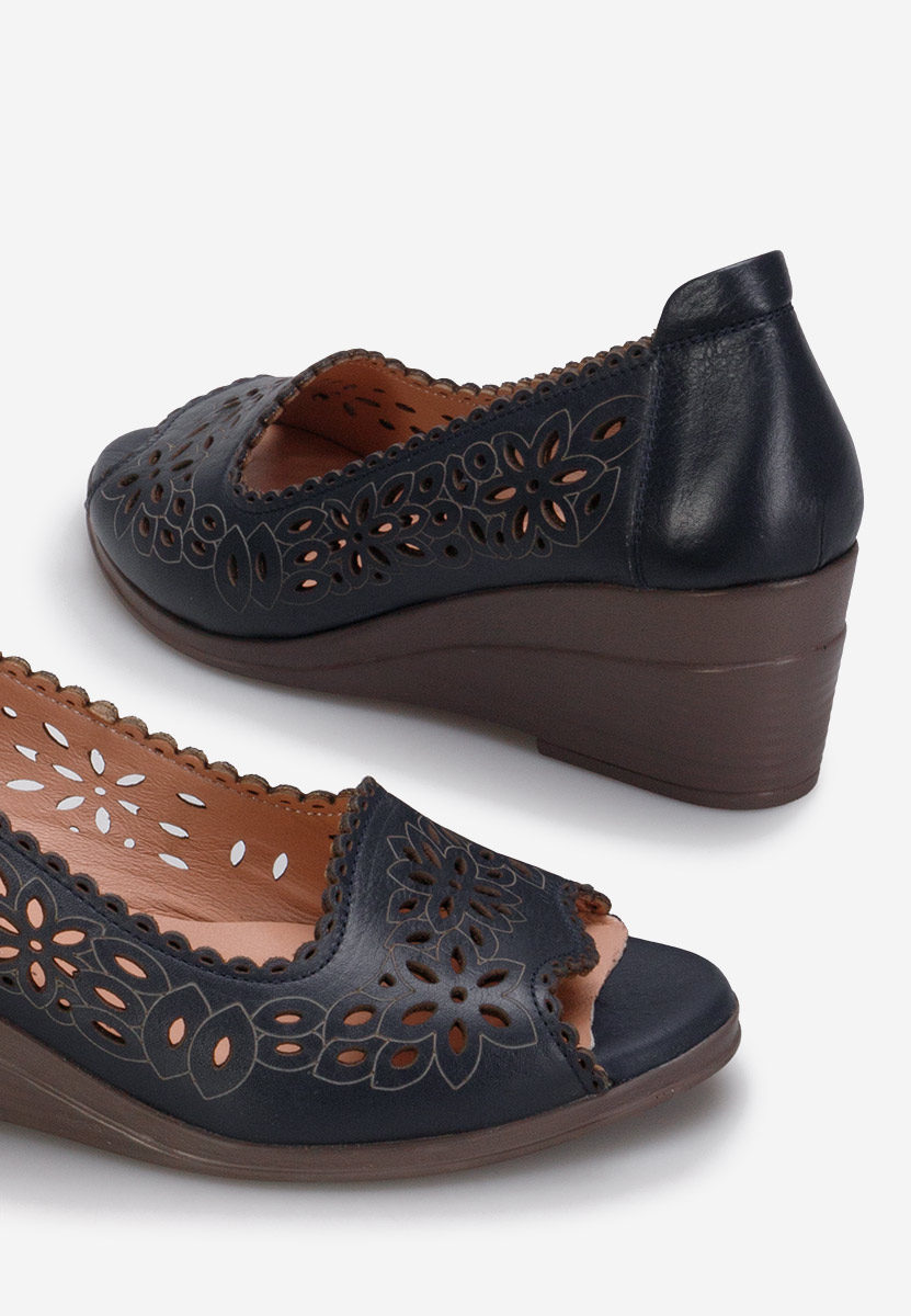 Δερμάτινα παπούτσια Amabella Νειβι