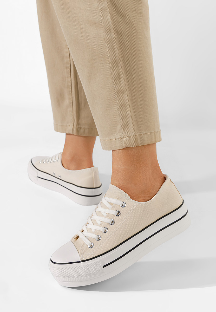 Γυναικεία sneakers Machera μπεζ