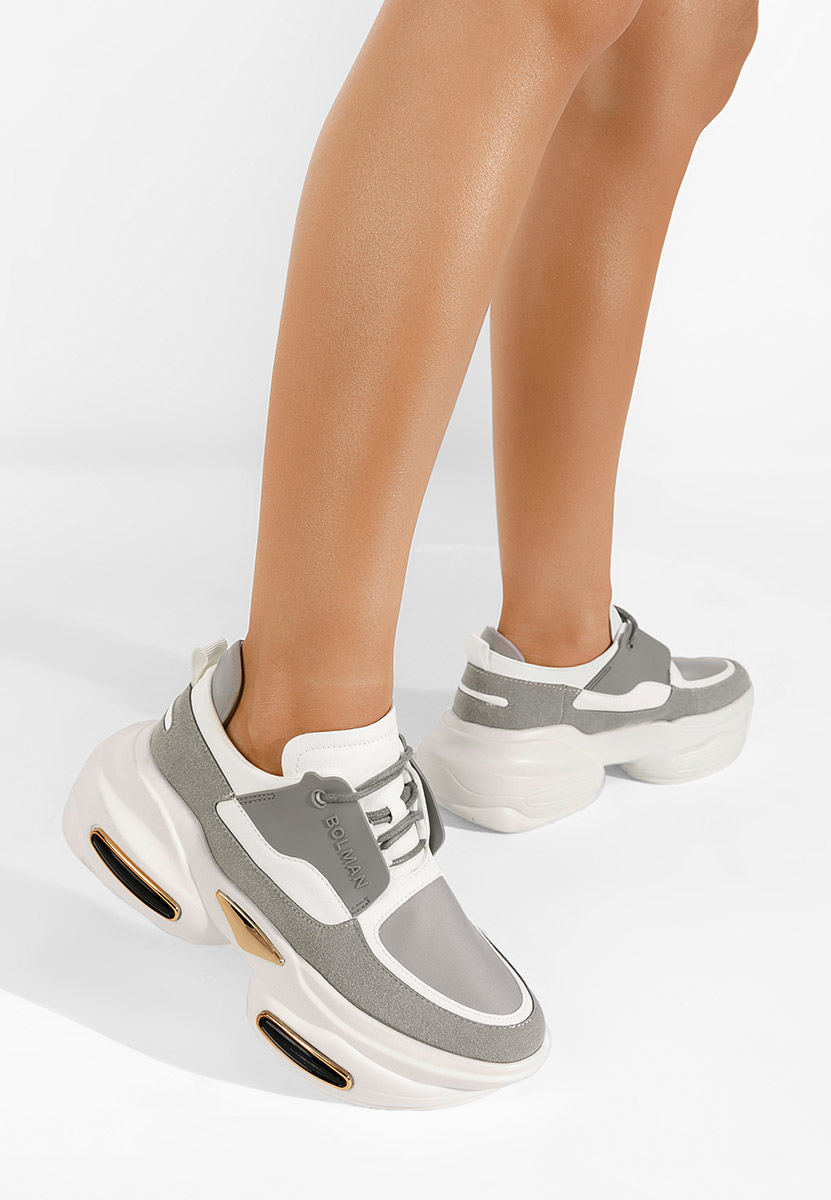 Sneakers με πλατφόρμα Bolman γκρι