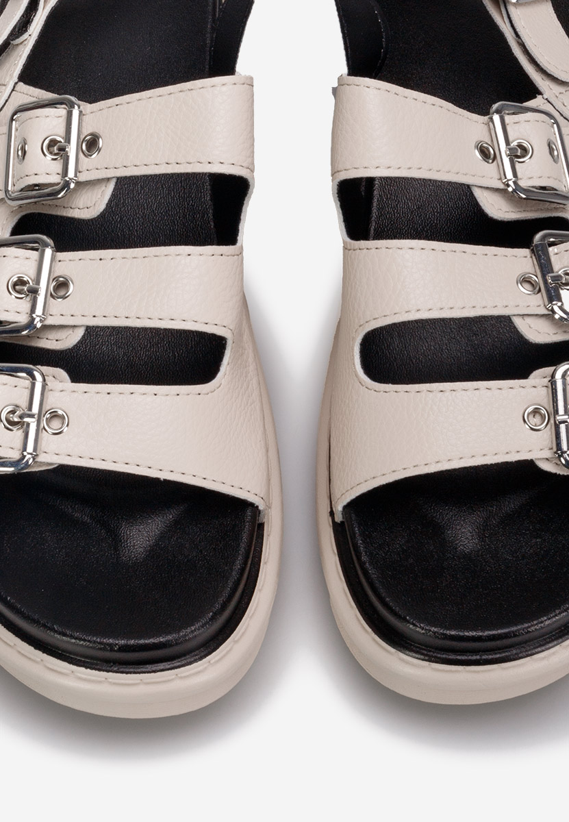 Πέδιλα πλατφορμεσ Edena μπεζ