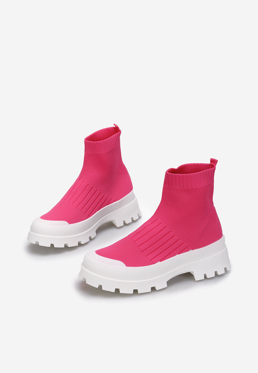 Sneakers με κάλτσα Nasira ροζ