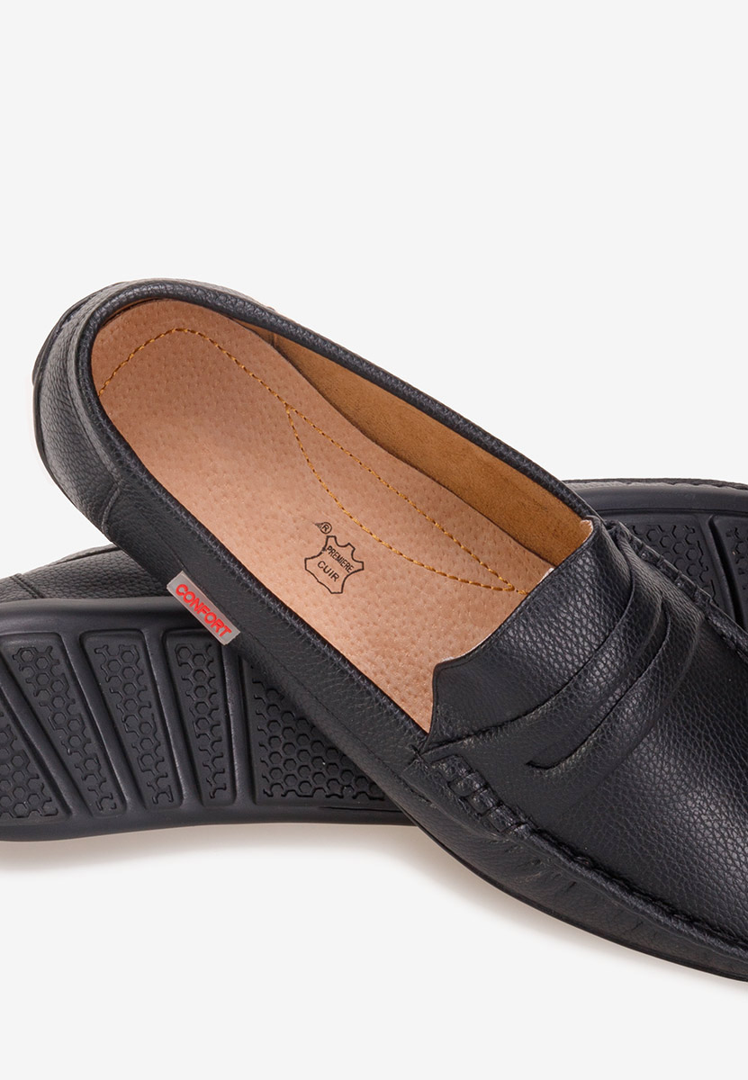 Ανδρίκα μοκασίνια Cornelius Μαύρα