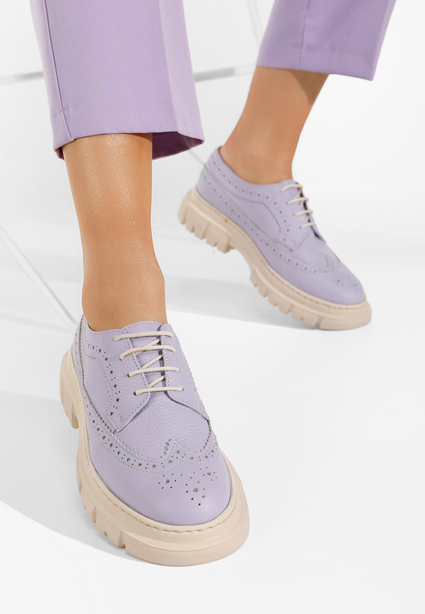 Brogue γυναικεια Henise V4 μωβ
