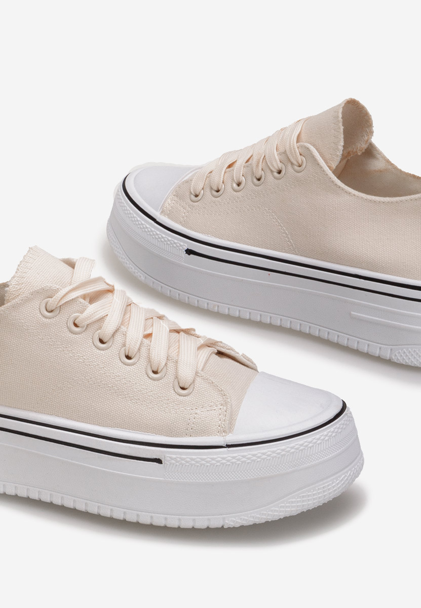 Γυναικεία sneakers Loleta μπεζ