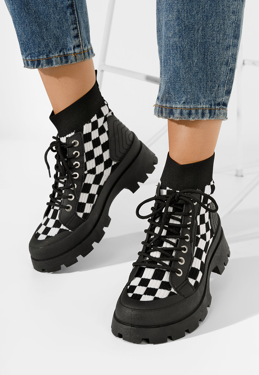 Γυναικεία sneakers αστραγάλο Zendoria V2 μαύρα