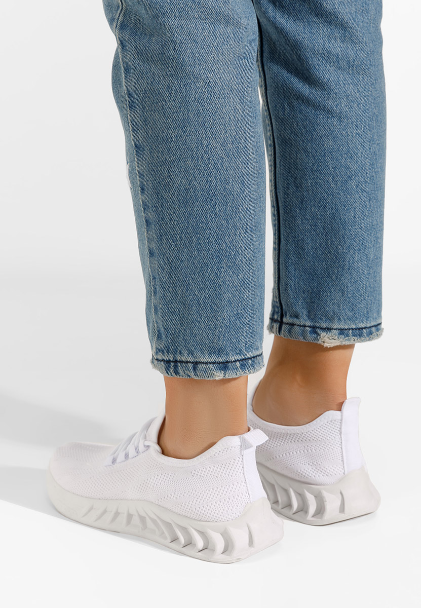 Σνικερς γυναικεια Mattera λευκά