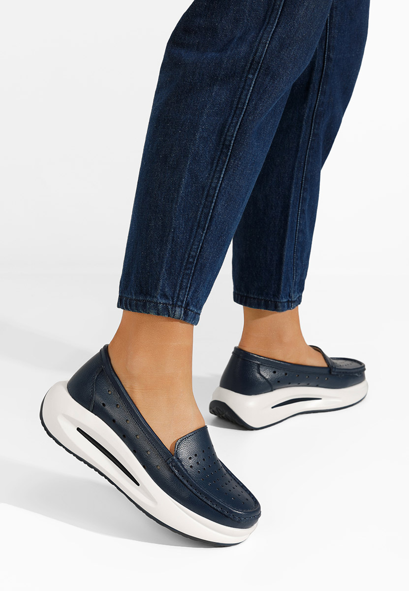 Μοκασίνια με πλατφόρμα Laurea Νειβι