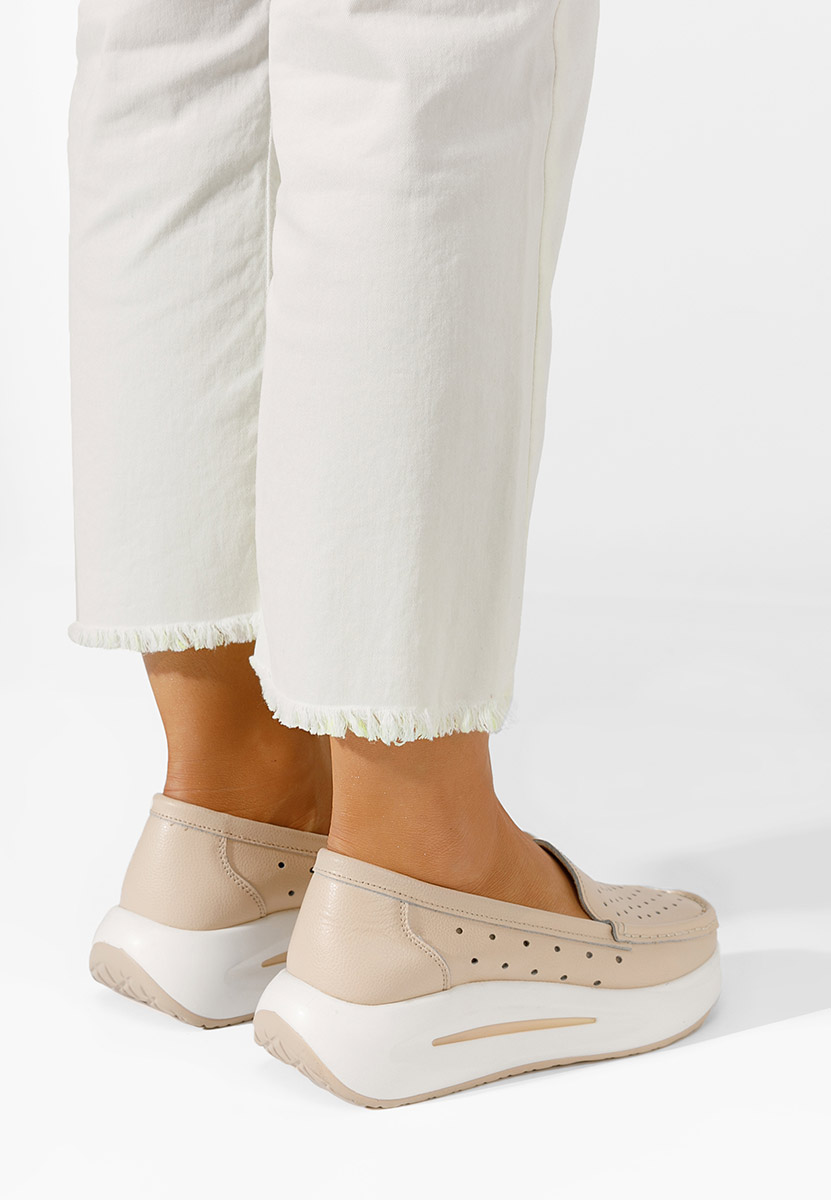 Loafers γυναικεια Laurea μπεζ