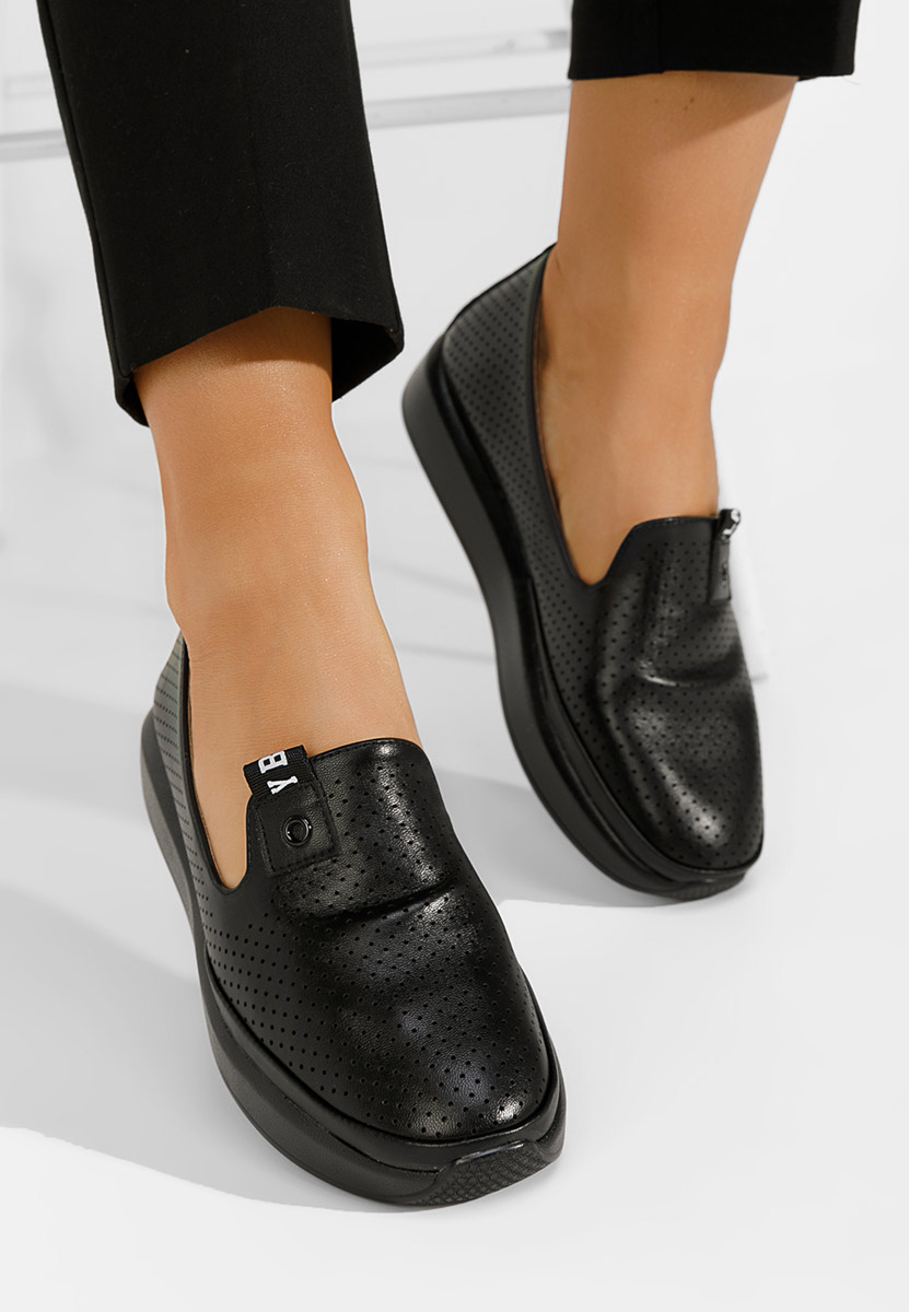 Casual παπουτσια γυναικεια Evadea μαύρα