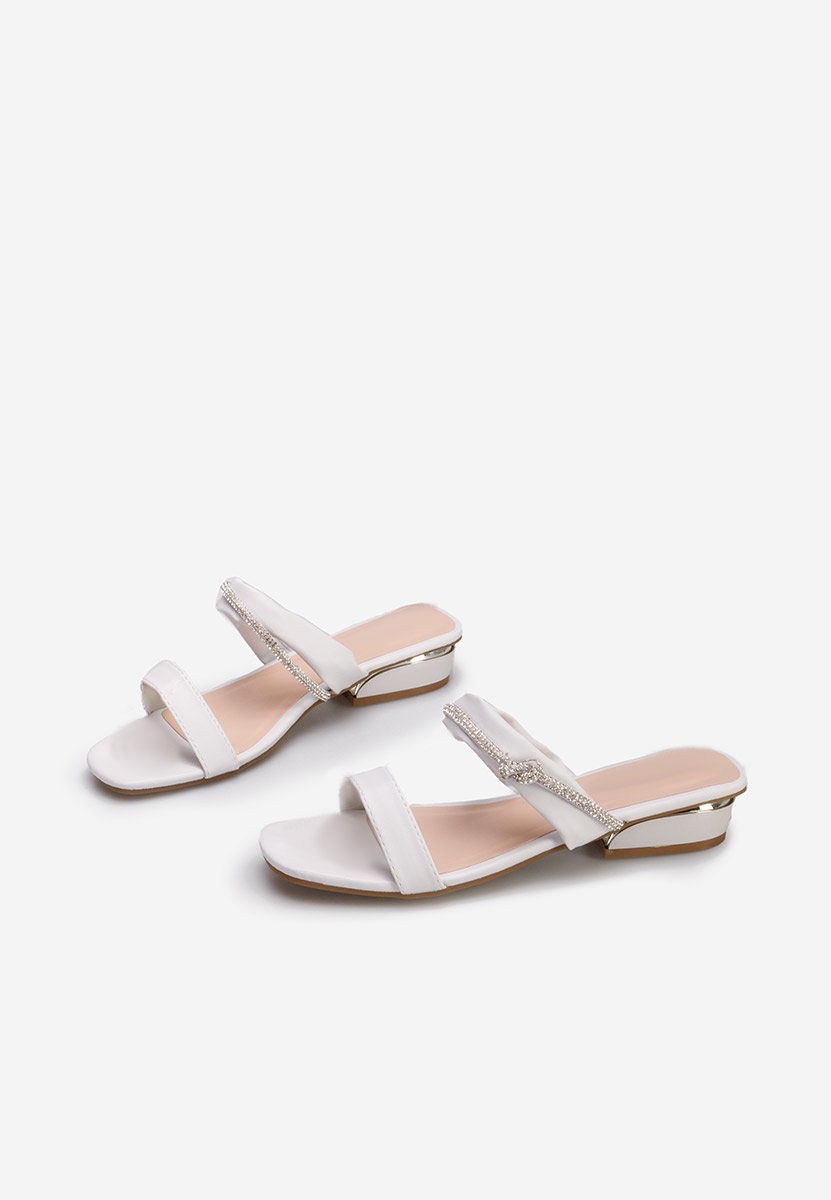 Mules με χαμηλο τακουνι Raziana γκρι Mules με χαμηλο τακουνι Raziana γκρι