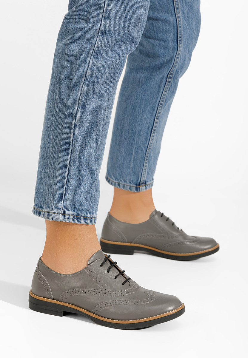 Brogue γυναικεια Emily γκρι