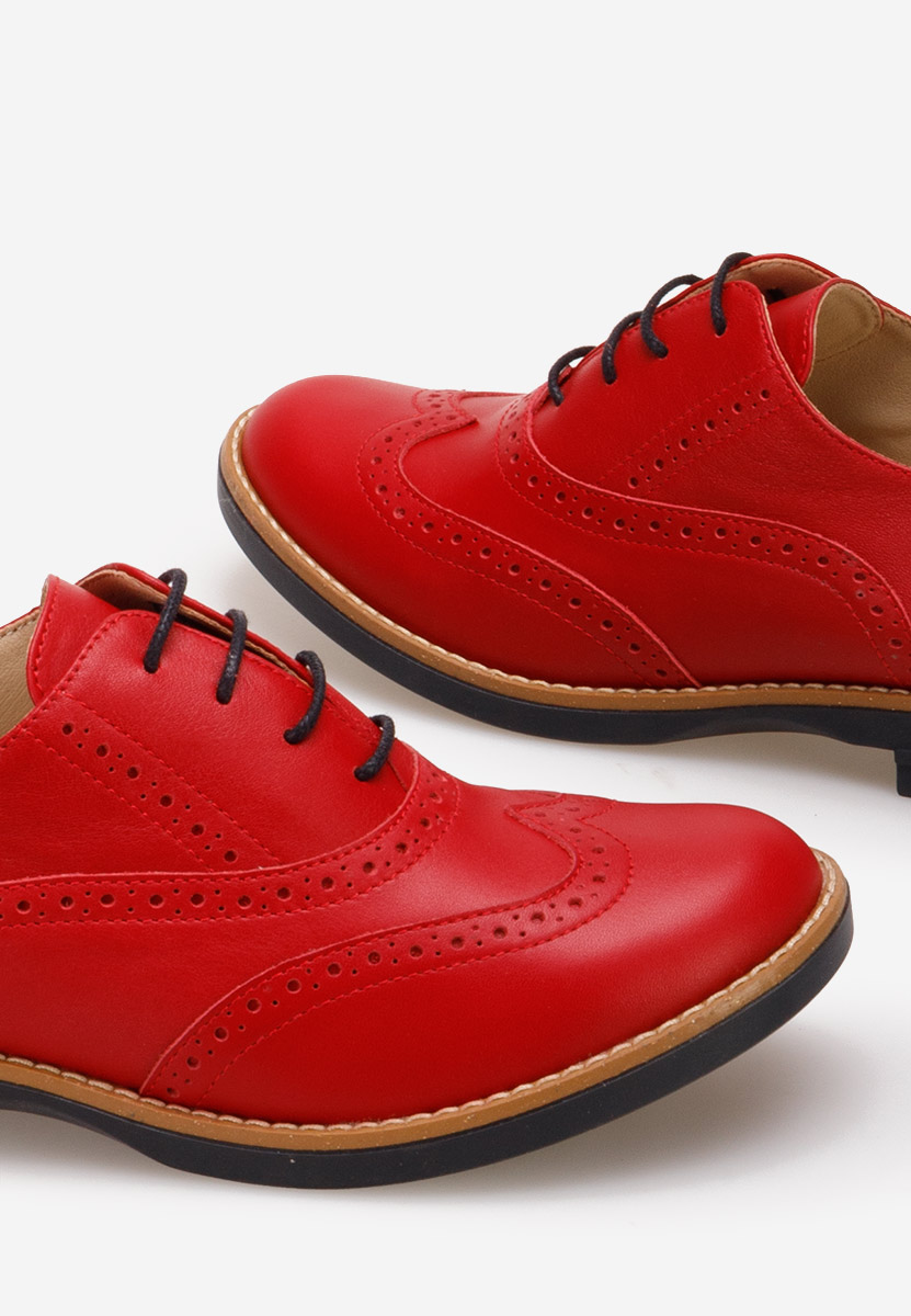 Brogue γυναικεια Emily κοκκινο