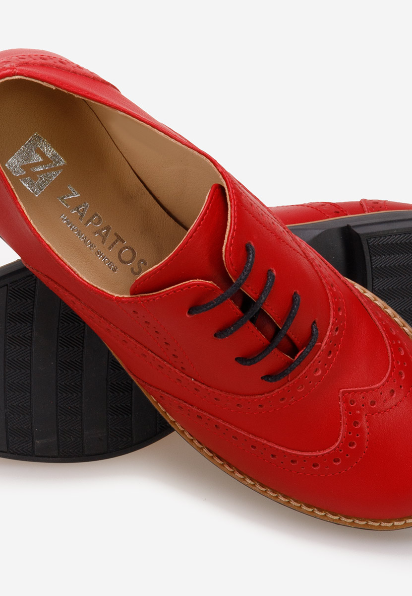Brogue γυναικεια Emily κοκκινο