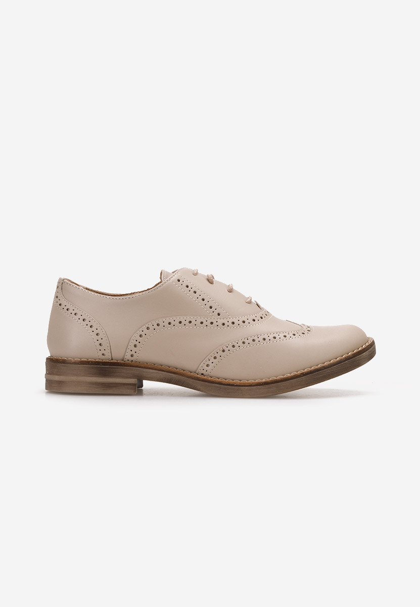 Brogue γυναικεια Emily μπεζ
