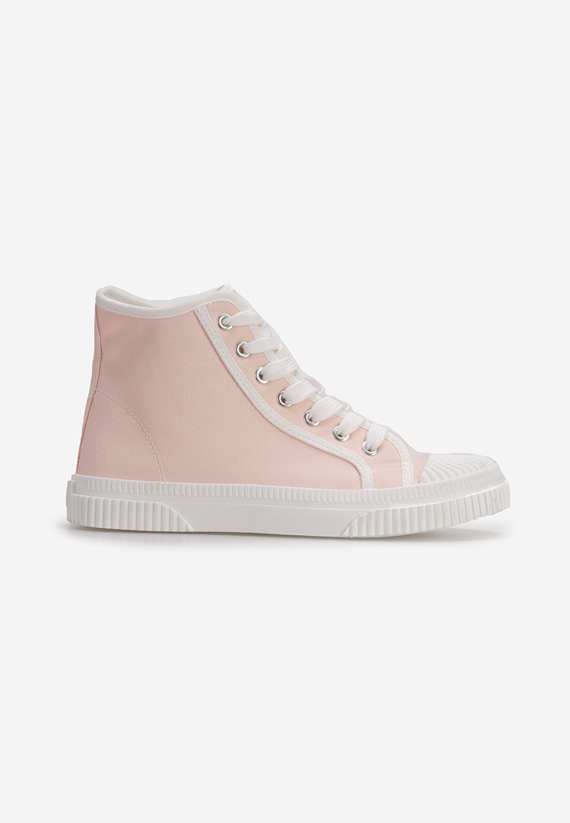 Γυναικεία sneakers αστραγάλο ροζ Caneiro