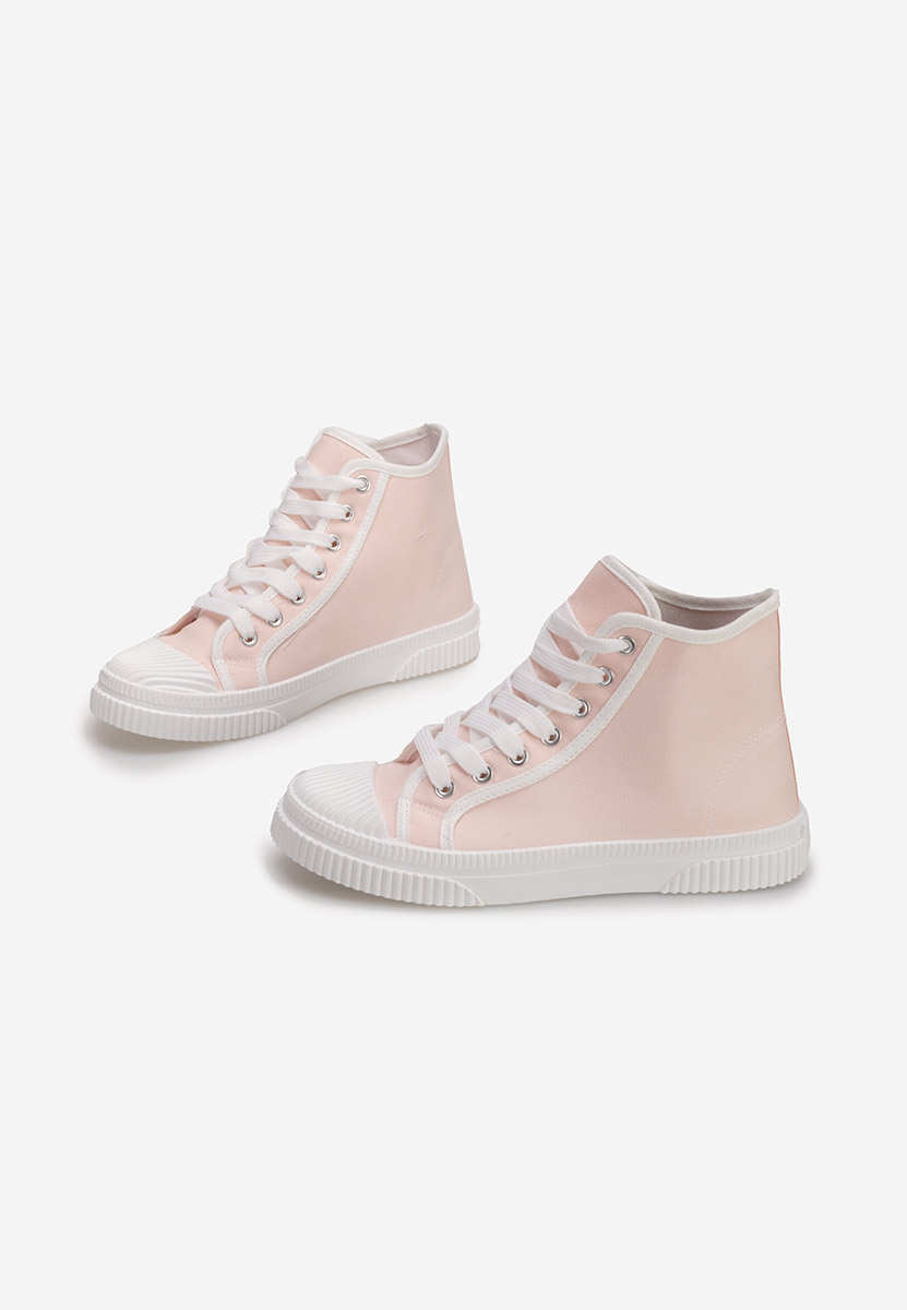 Γυναικεία sneakers αστραγάλο ροζ Caneiro