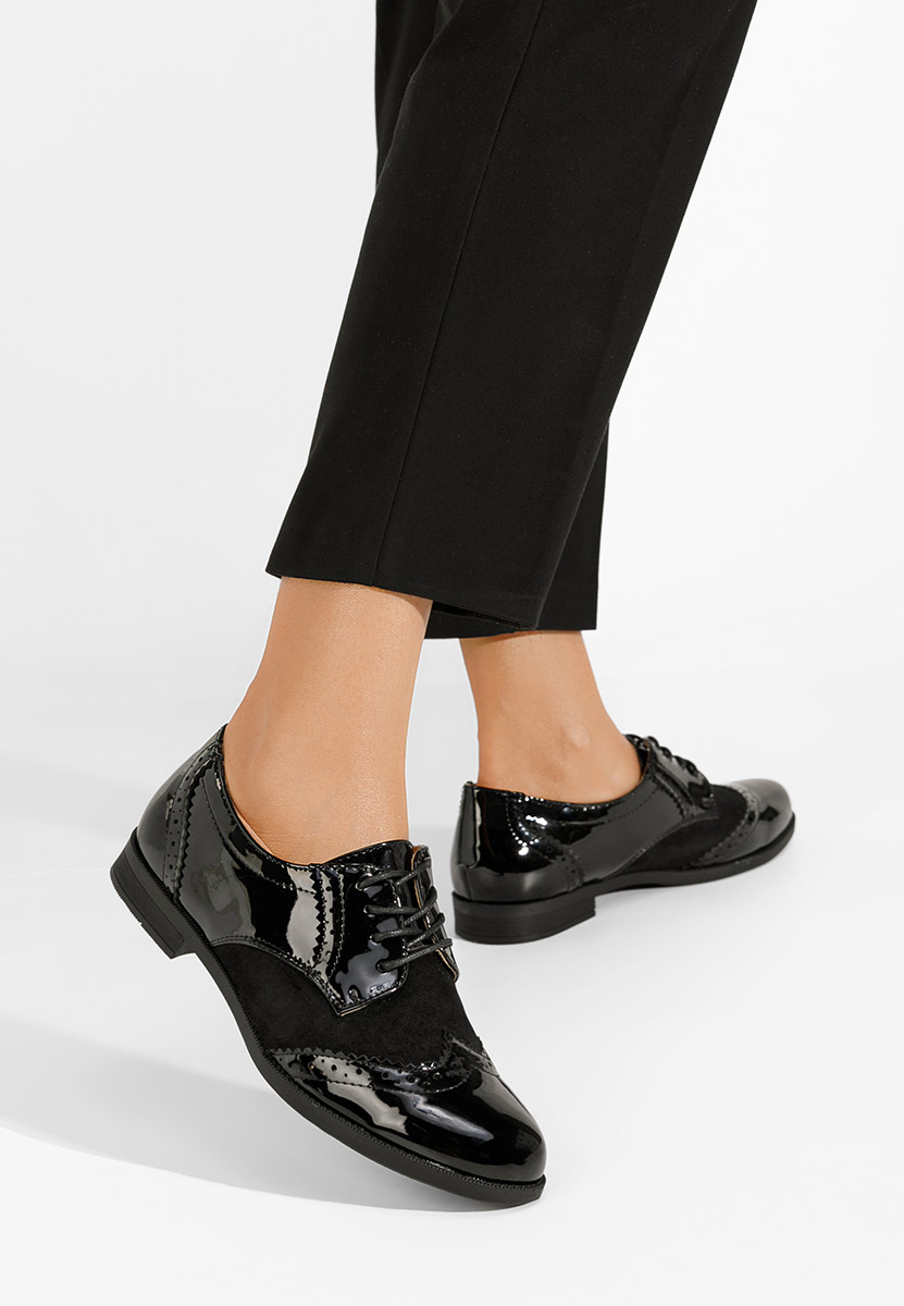 παπουτσια oxford γυναικεια Bakera μαύρα