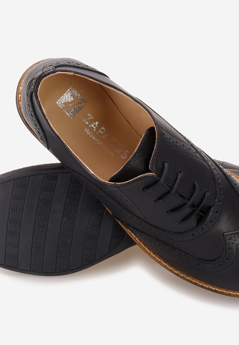 Brogue γυναικεια Emily V2 μαύρα