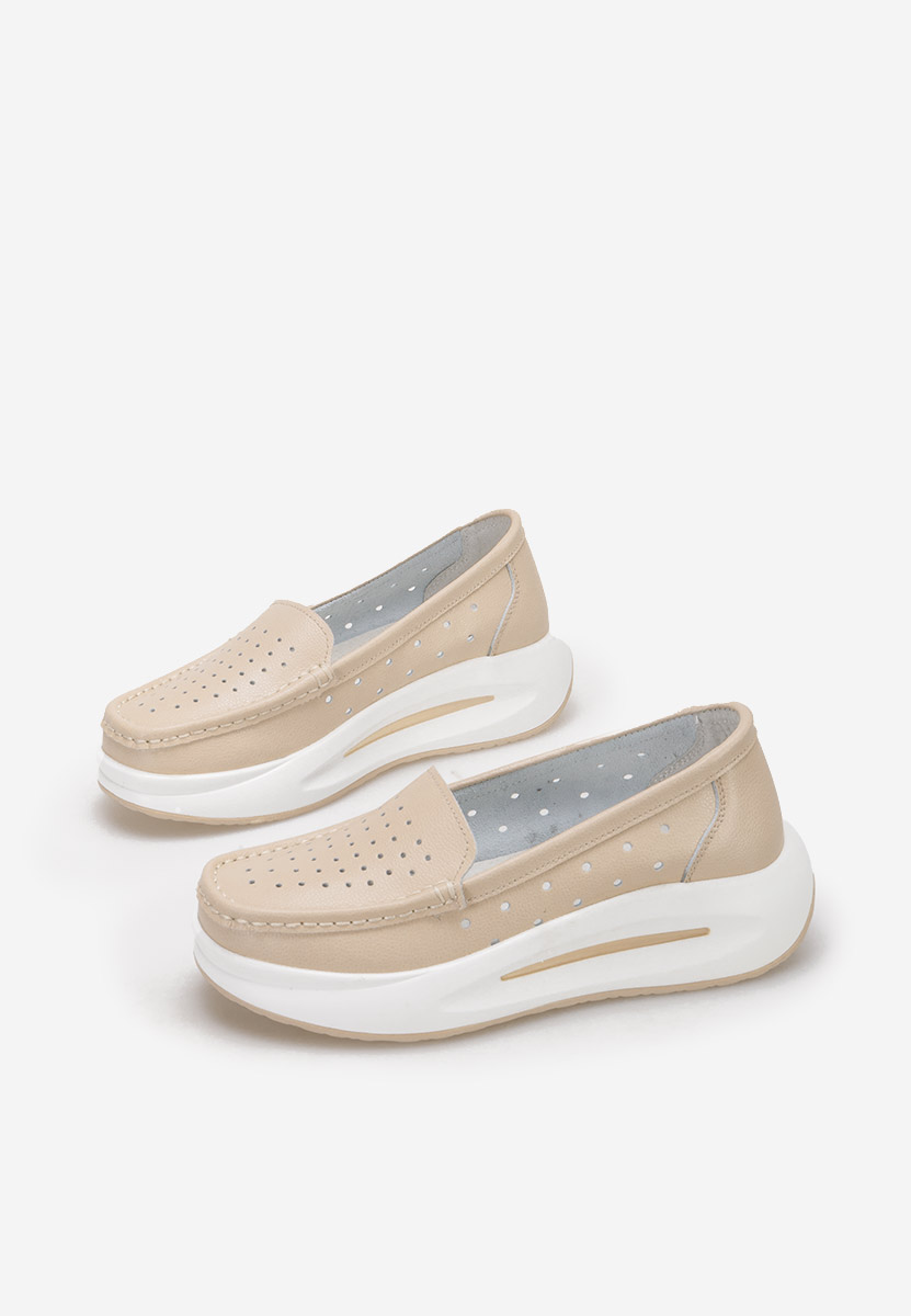 Loafers γυναικεια Laurea μπεζ