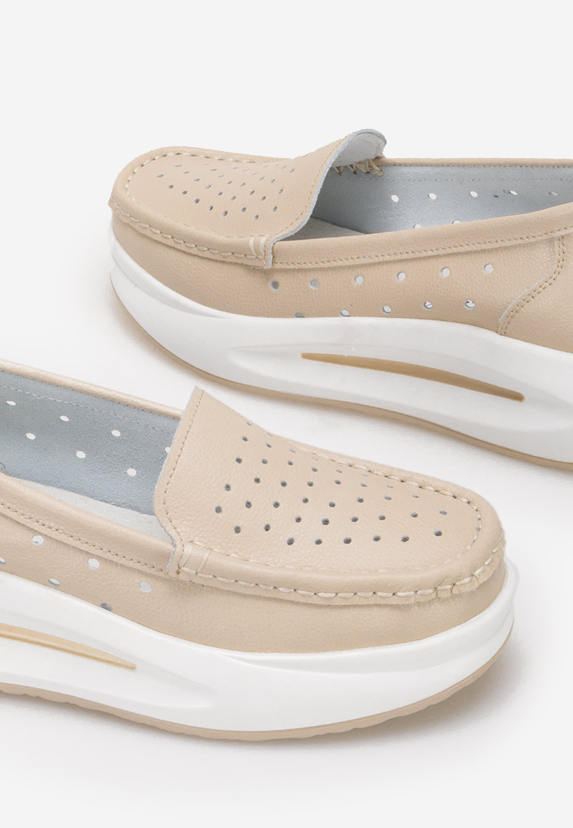 Loafers γυναικεια Laurea μπεζ