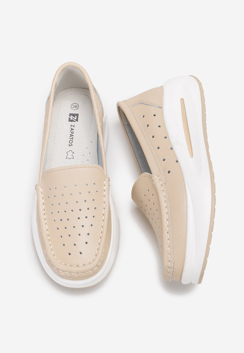 Loafers γυναικεια Laurea μπεζ