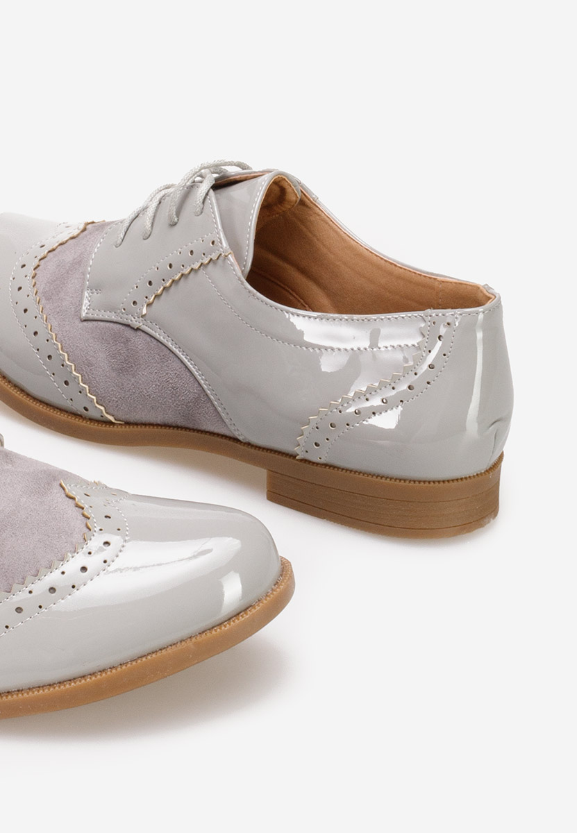 παπουτσια oxford γυναικεια Bakera γκρι