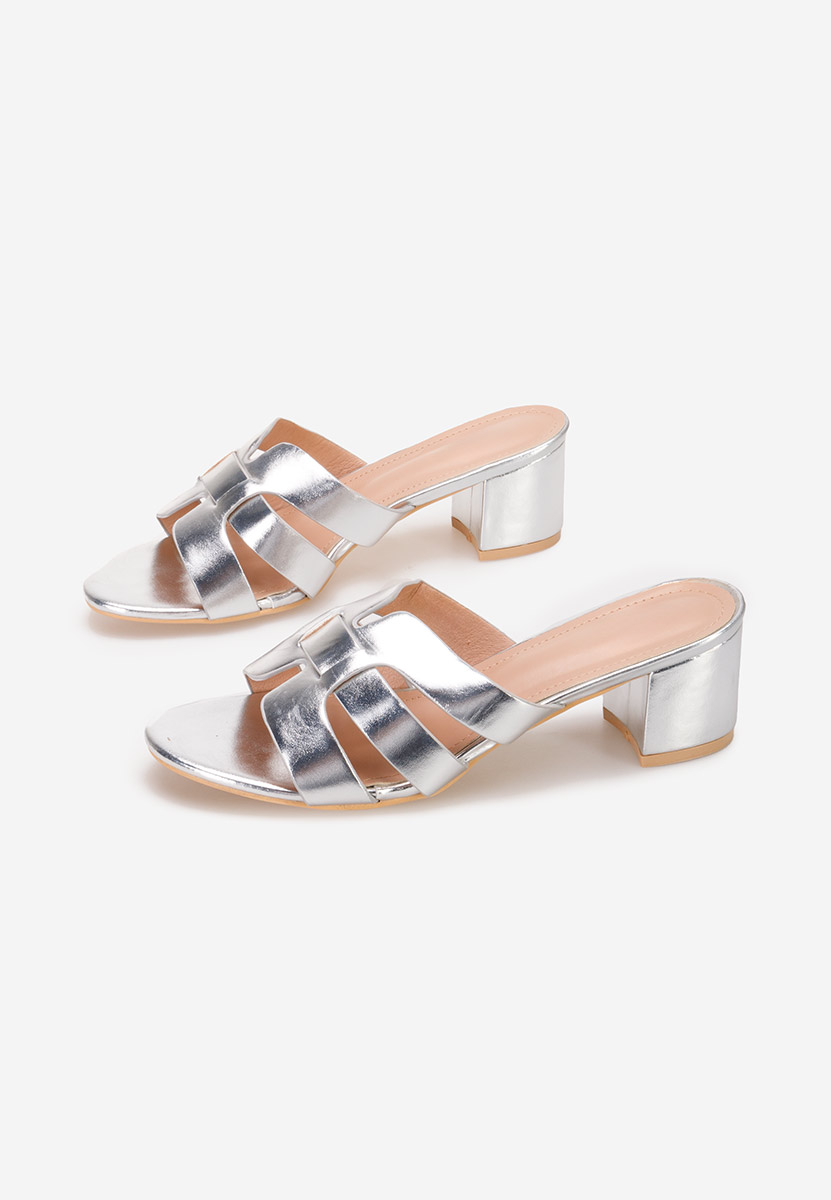 Mules με χοντρο τακουνι Catharia ασιμι