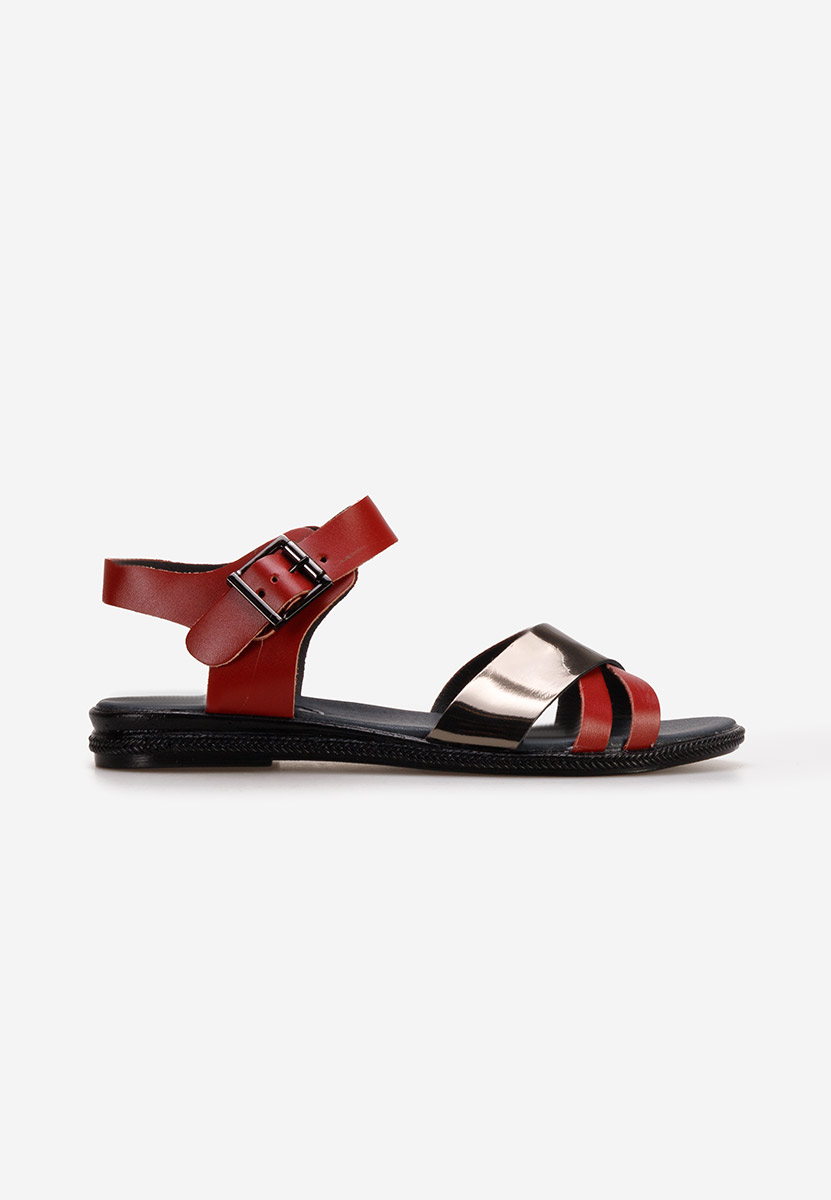 Σανδάλια δερματινα μπορντό Casiella