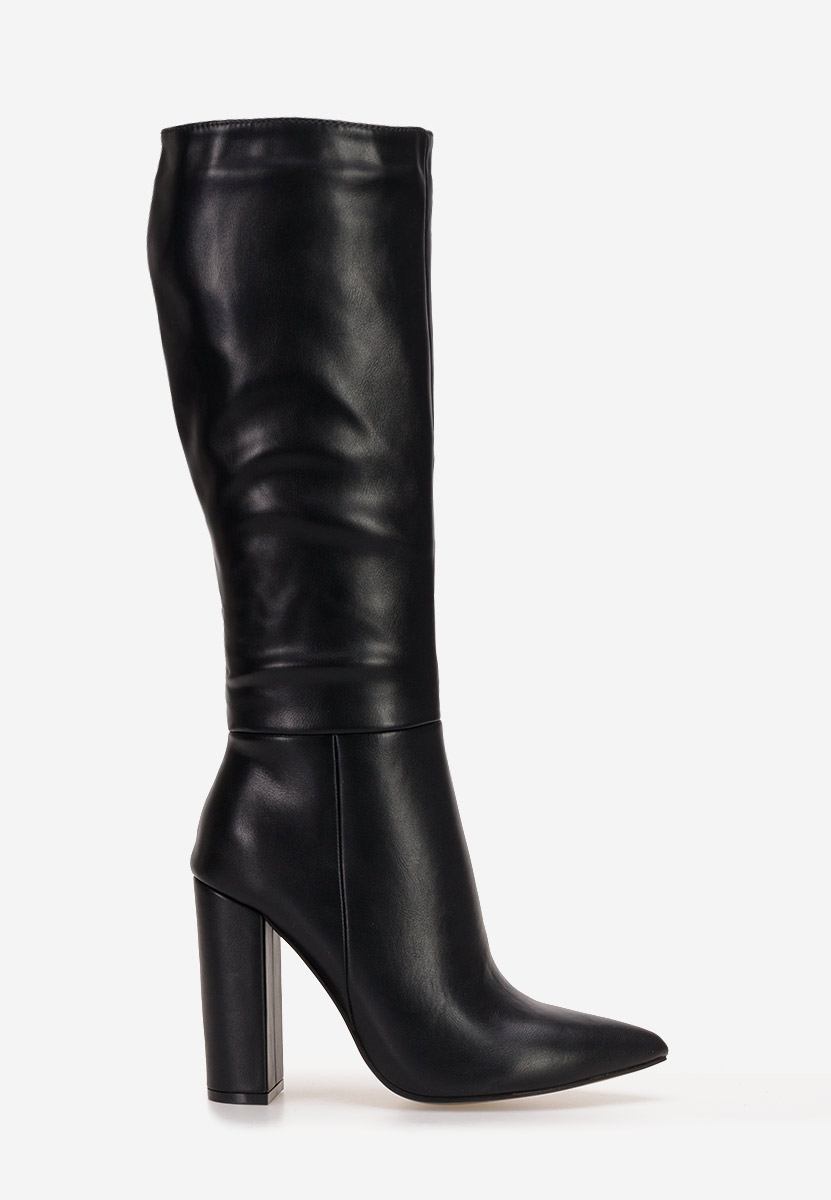 Μπότες με τακούνι Alyndra Μαύρα