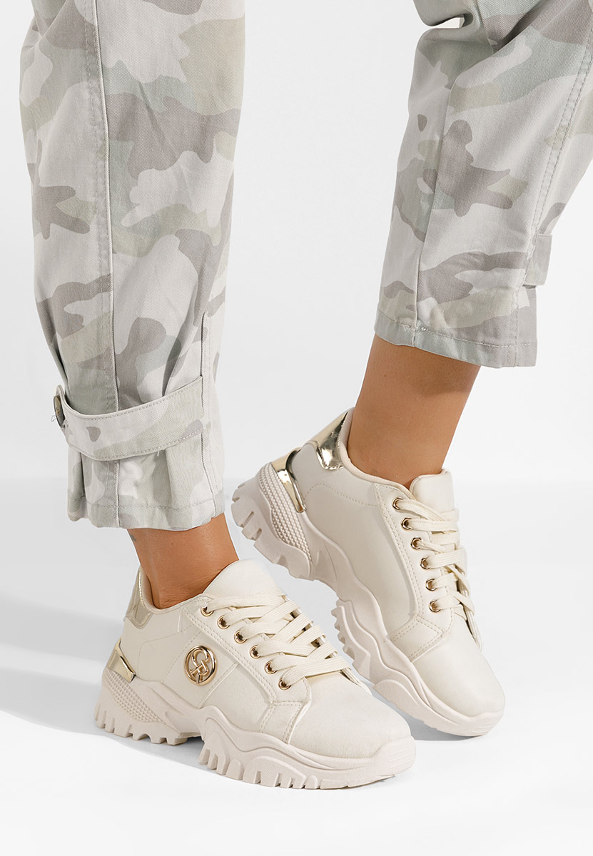 Sneakers γυναικεια Bellina μπεζ