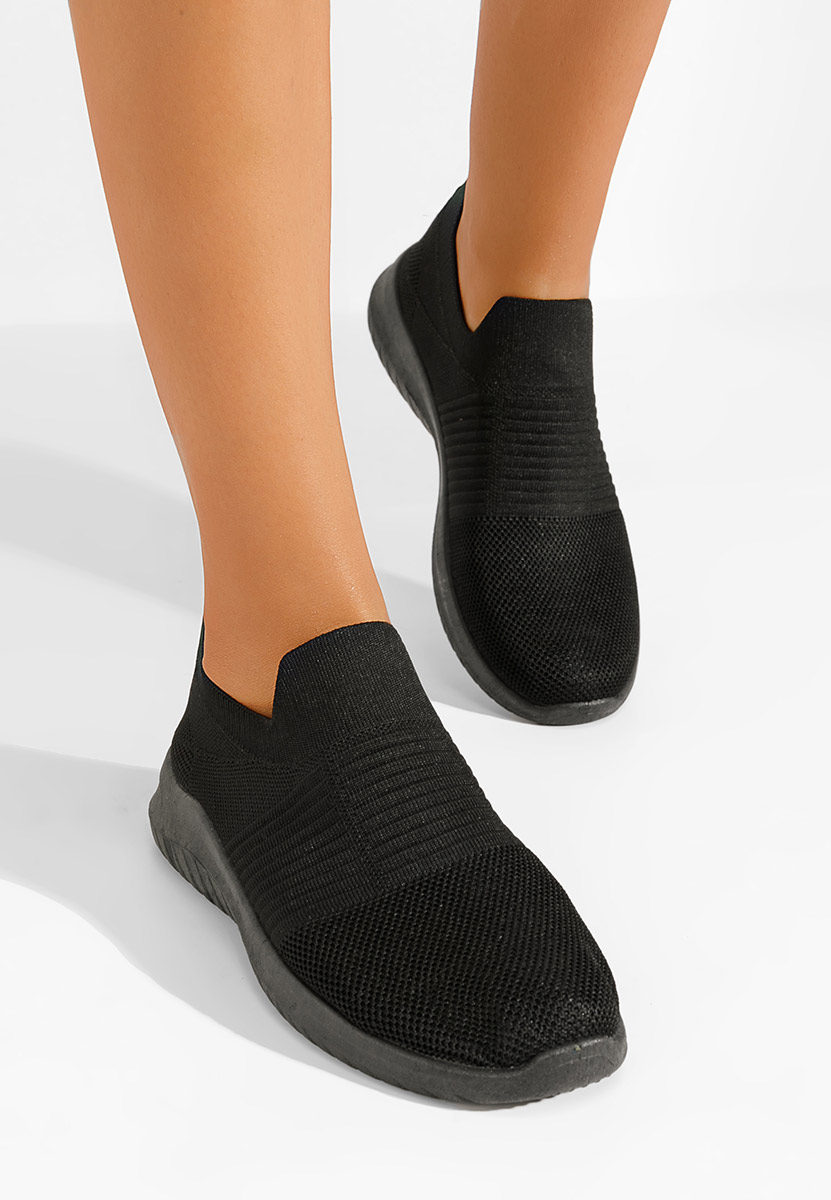 Γυναικεία Πάνινα Slip-On Emelia μαύρα