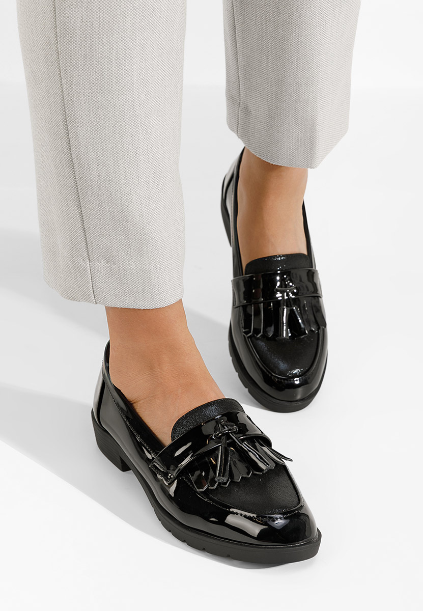 Loafers γυναικεια Luciara μαύρα