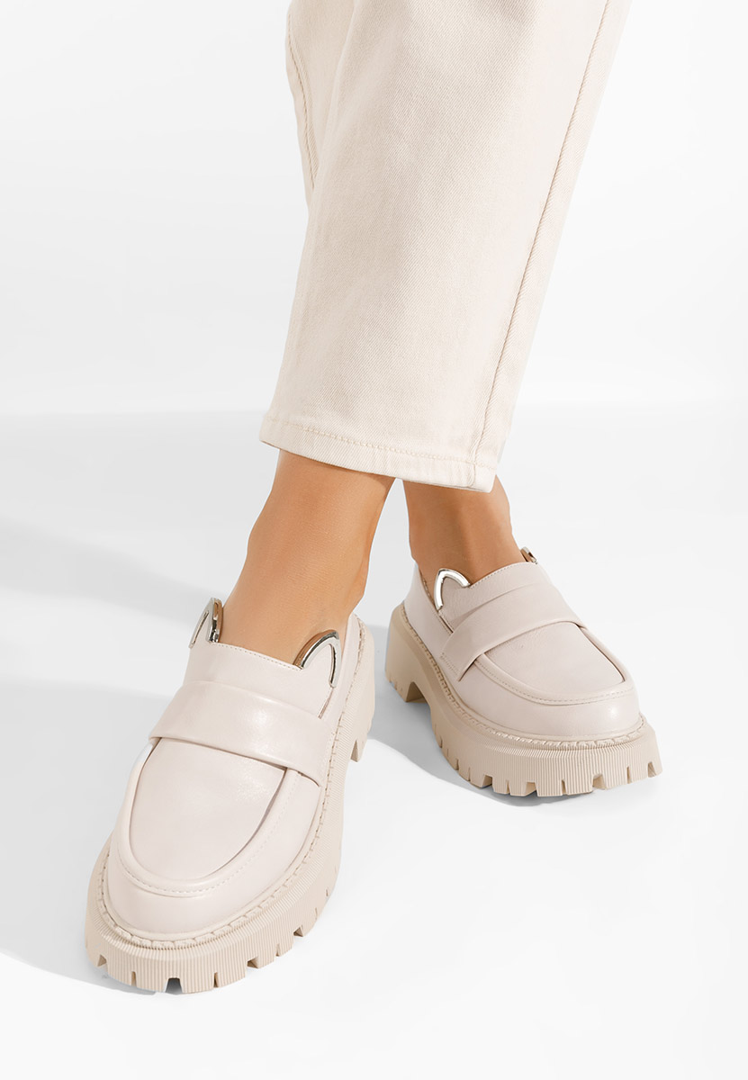 Loafers γυναικεια Desiara μπεζ