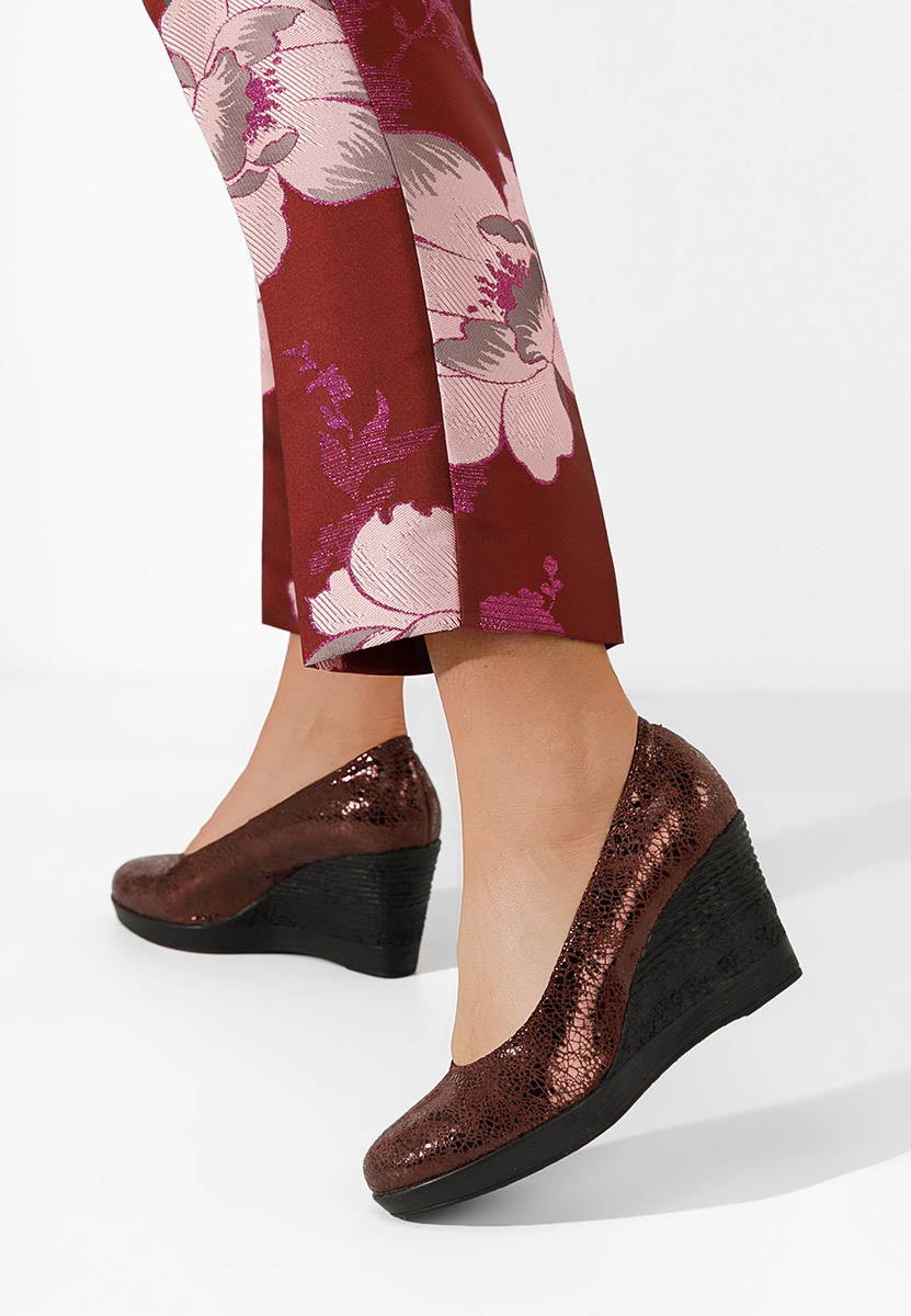 Ανατομικά παπούτσια Zolia μπορντό