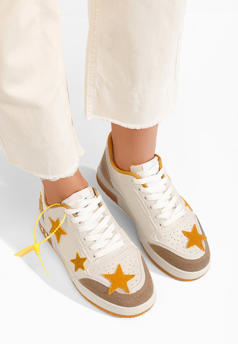 Sneakers γυναικεια Estreea μπεζ