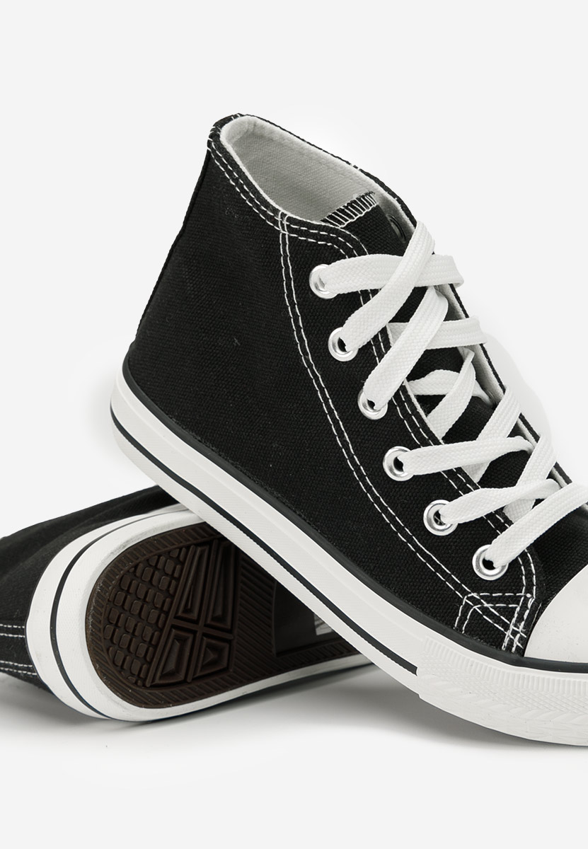 Παιδικά μποτάκια sneakers Denzel μαύρα