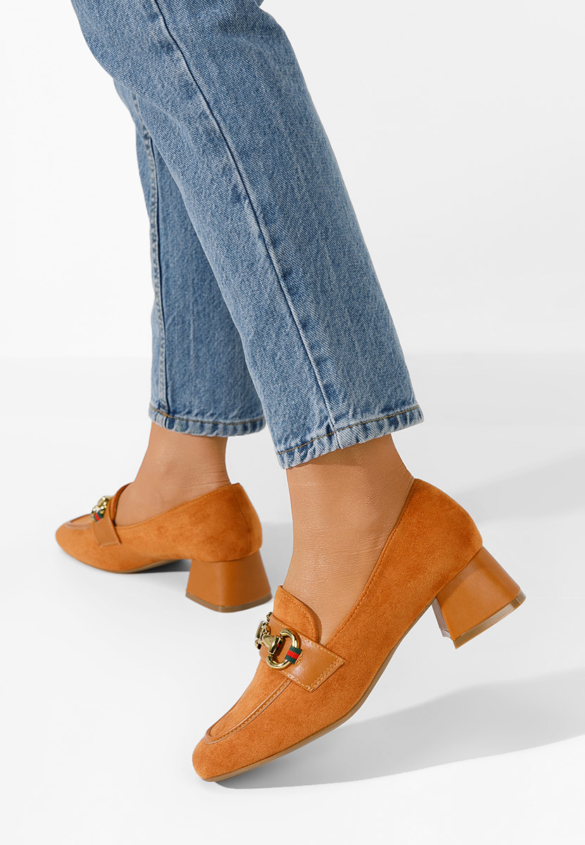 Μοκασίνια με τακουνι Nasha ταμπά Μοκασίνια με τακουνι Nasha ταμπά