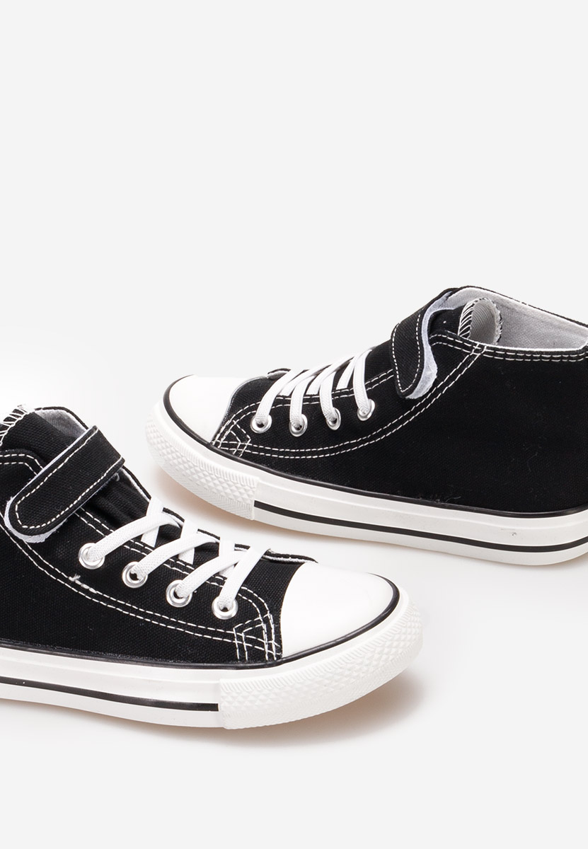 Παιδικά μποτάκια sneakers Benito V2 μαύρα