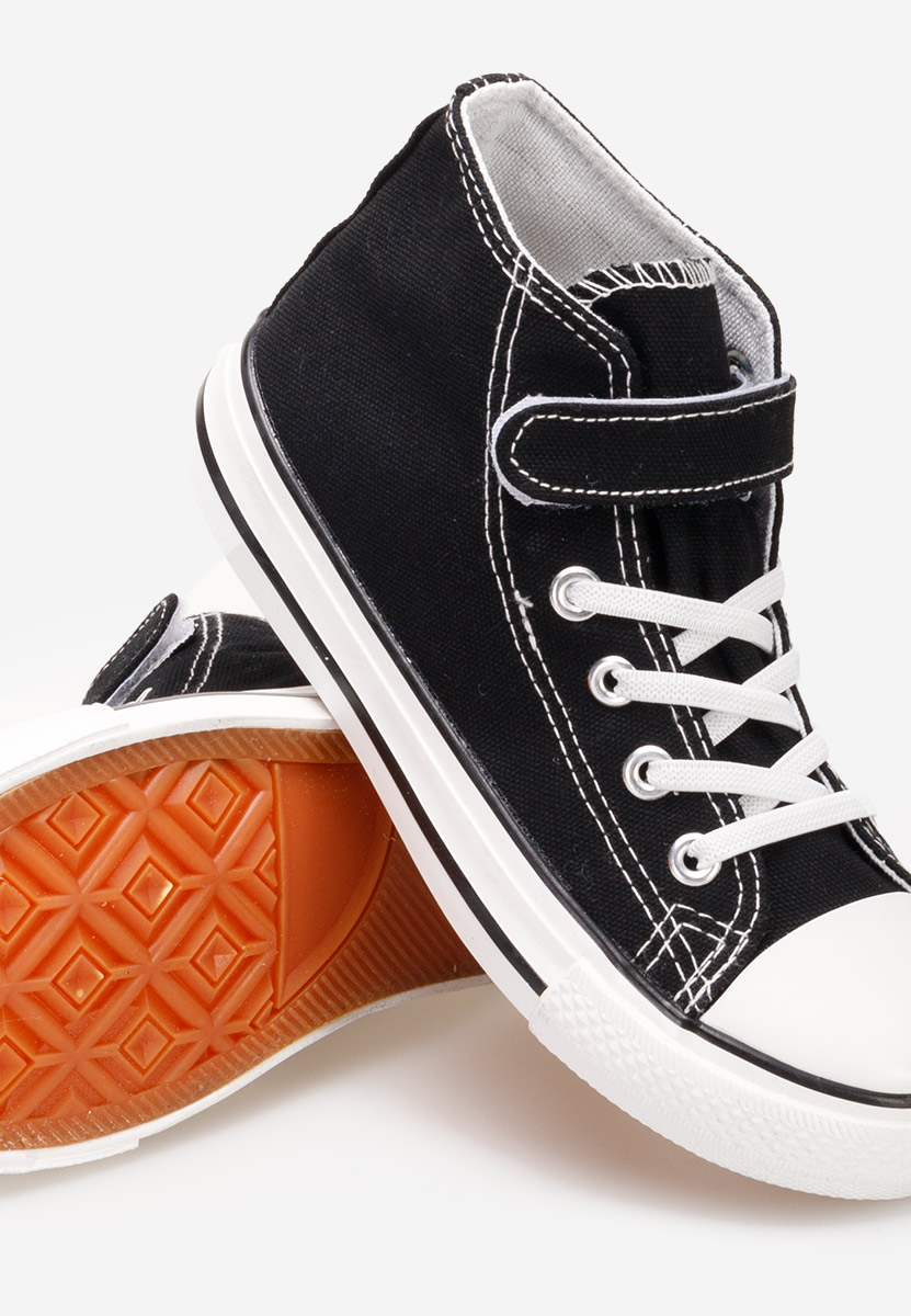 Παιδικά μποτάκια sneakers Benito V2 μαύρα