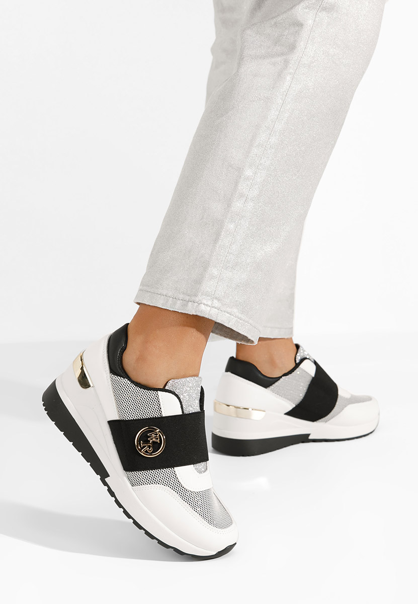 Sneakers με πλατφόρμα Salesia λευκά