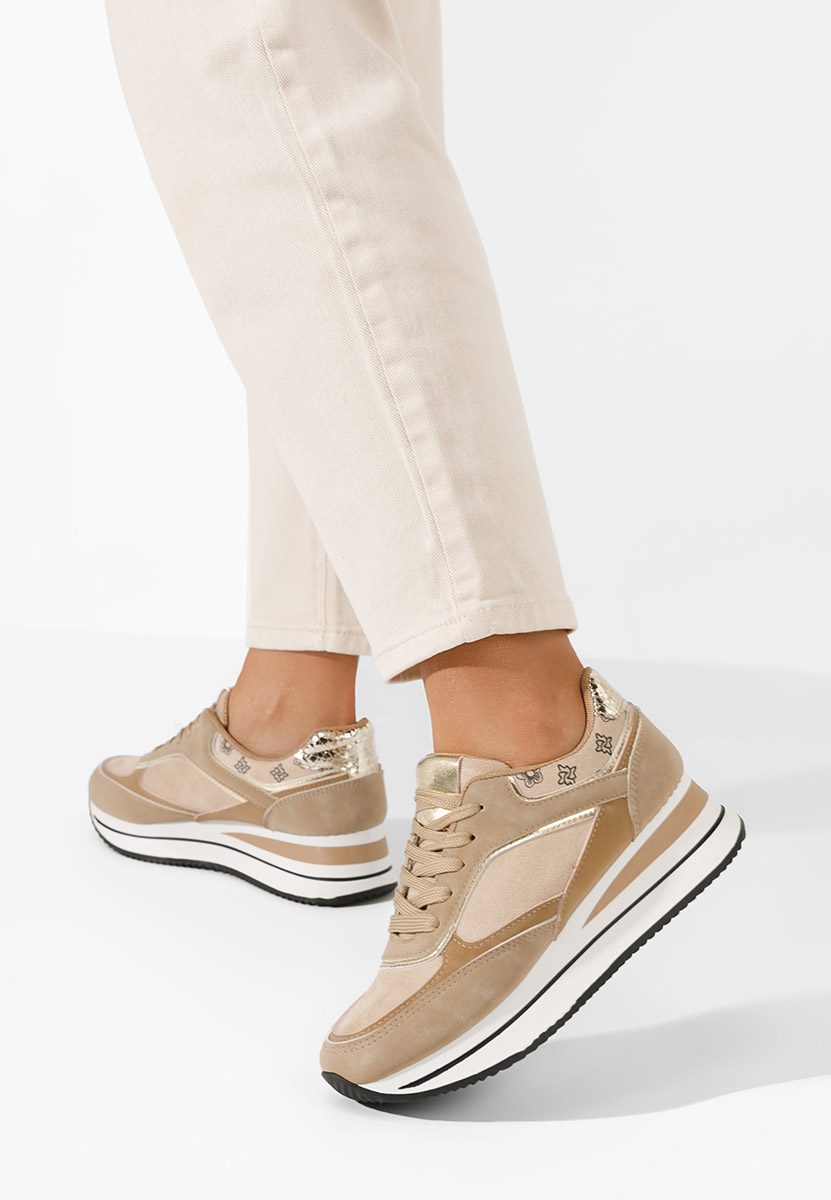 Sneakers με πλατφόρμα Aralda χακι