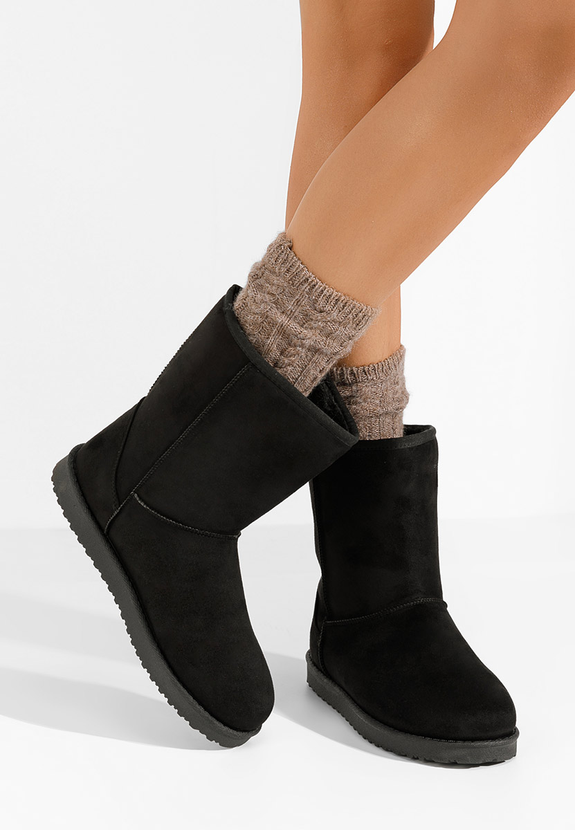 Μπότες τύπου UGG Ozira Μαύρα
