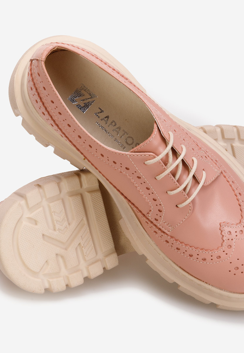 Brogue γυναικεια Henise V3 ροζ