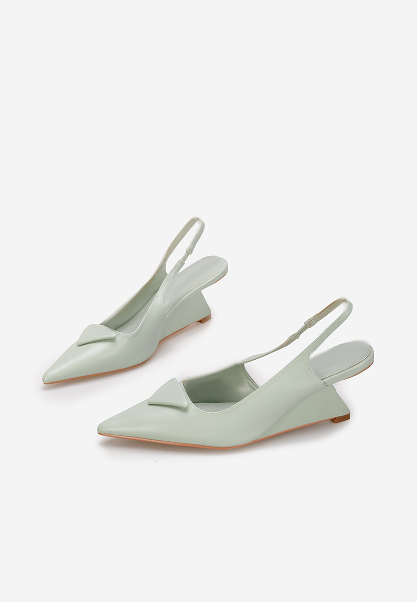 Γόβες slingback Elfrida πρασινο